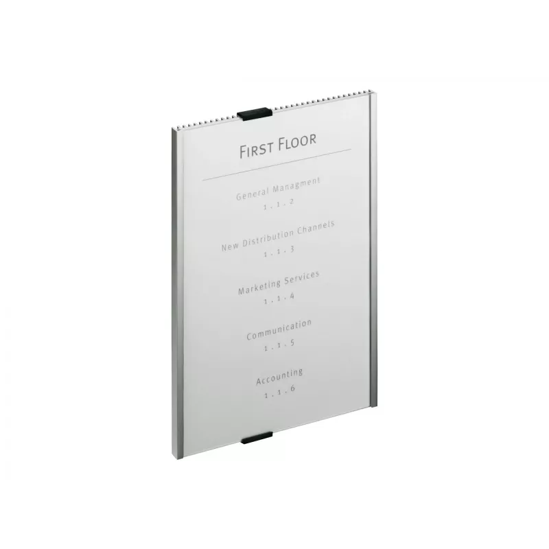 Durable informacinis ženklas akrilinis aliuminis sidabrinis 4806-23
