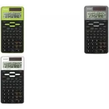 Sharp EL-531TG kišeninis mokslinis skaičiuotuvas juodas, žalias
