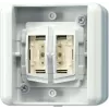 JUNG 8472.01 LED W - Drucktasten-Schalter - Kabelgebunden - Weiß