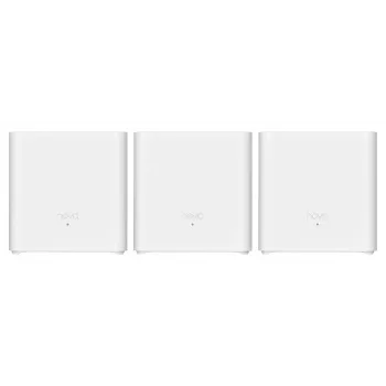 „Mesh“ Wi‑Fi sistema TENDA EX3-3, 3 vnt. rinkinys, dviejų juostų 2,4/5 GHz, Wi‑Fi 6, iki 1201+300 Mbps, 2 vidinės antenos, WPA3