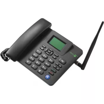 IP telefonas Doro 4100H juodas laidinis ragelis LCD 128x64 500 įrašų