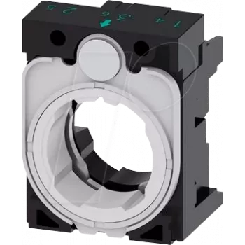 Siemens 3SU1500-0AA10-0AA0 Laikiklis trigubas (P x A) 30 mm x 40 mm Pilka, Juoda 1 vnt.