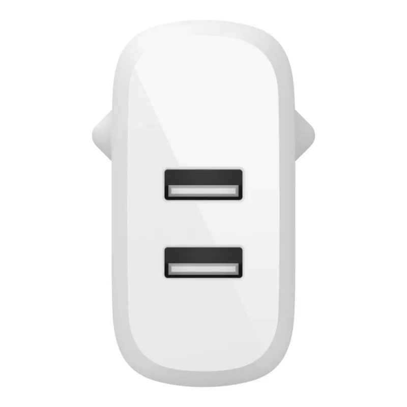 Belkin BOOST CHARGE maitinimo blokas 24 W QC 3.0 2 USB prievadai baltas WCB002VFWH