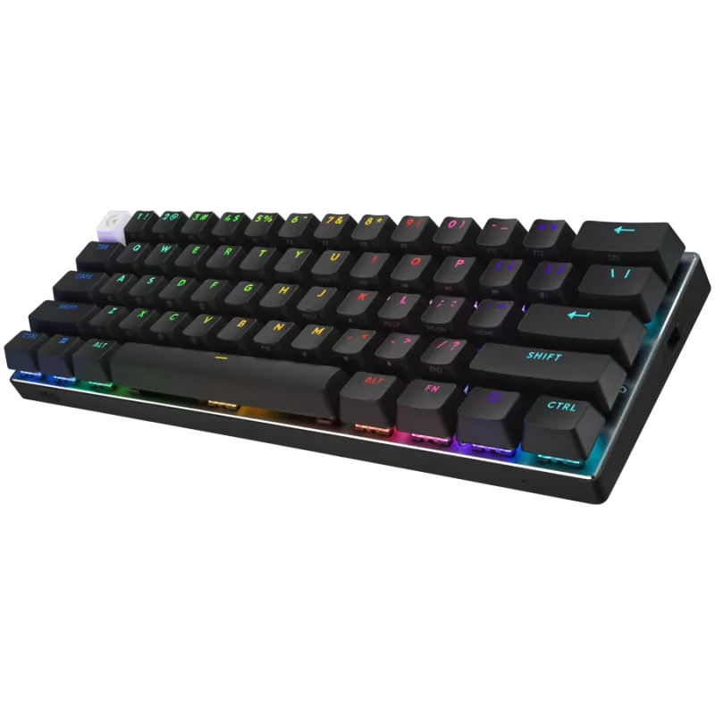 LOGITECH PRO X 60 LIGHTSPEED Belaidė žaidimų klaviatūra (Tactile) – Juoda – 2,4 GHz/BT