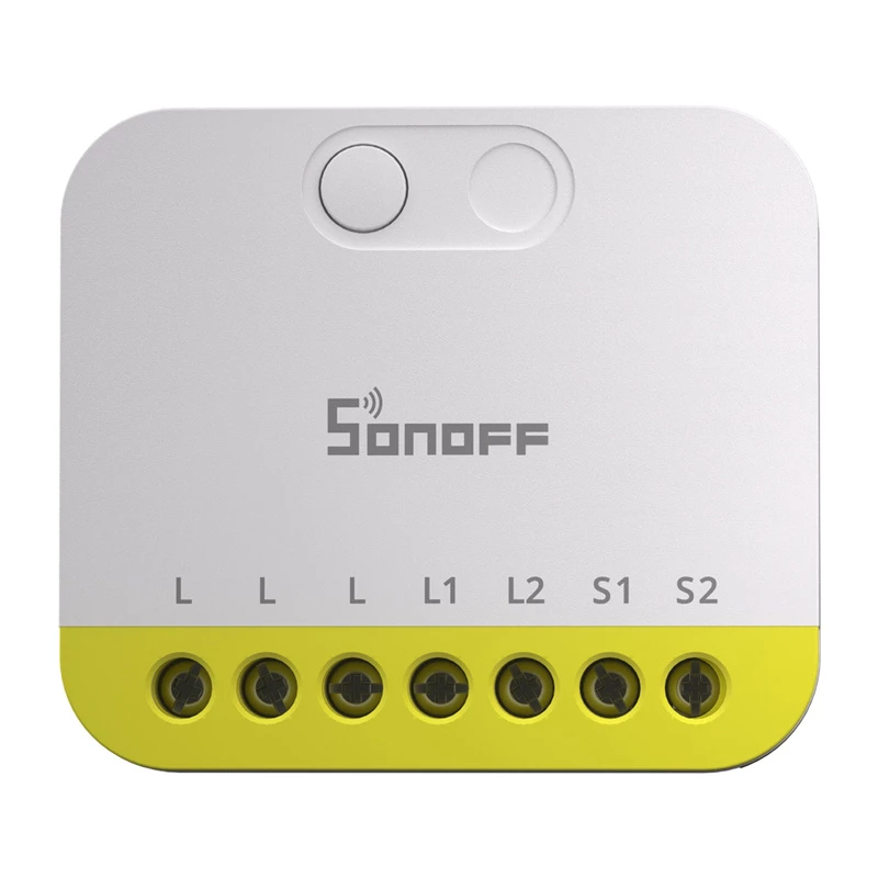 Dviejų kanalų mini jungiklis be N laido Sonoff MINI-ZB2GS-L ZigBee