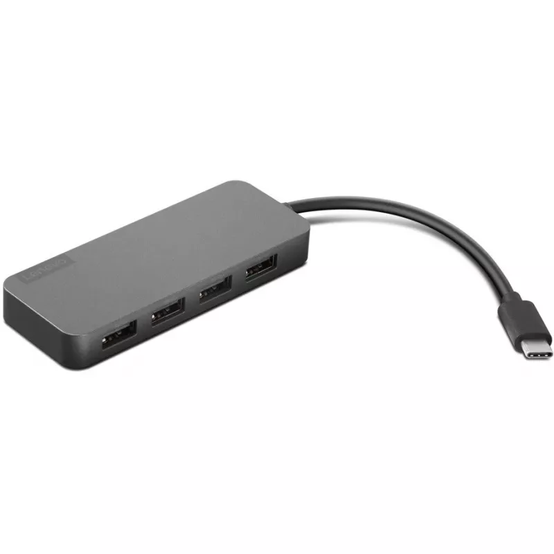 Lenovo 4X90X21427 USB-C stotelė / prievadų kartotuvas USB 3.2 Gen 2 (3.1 Gen 2) Type-C pilka