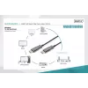 HDMI AOC hibridinis optinis laidas Digitus AK-330125-200-S, 20 m