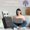 Belaidis USB adapteris QOLTEC 56988 Dviguba juosta 1300Mbps USB 3.0