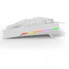 Klaviatūra Sharkoon SGK25 75% QWERTZ USB laidinė RGB LED balta