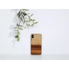 Man and Wood dėklas iPhone XS Max juodas – natūralios medienos apsauginis dangtelis