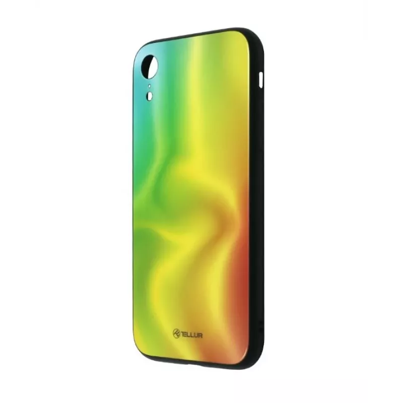 Apsauginis stiklas Tellur Cover Glass print, iPhone XR – dekoratyvinis grūdintas stiklas
