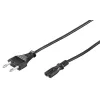 Goobay Euro maitinimo laidas 1,5 m juodas