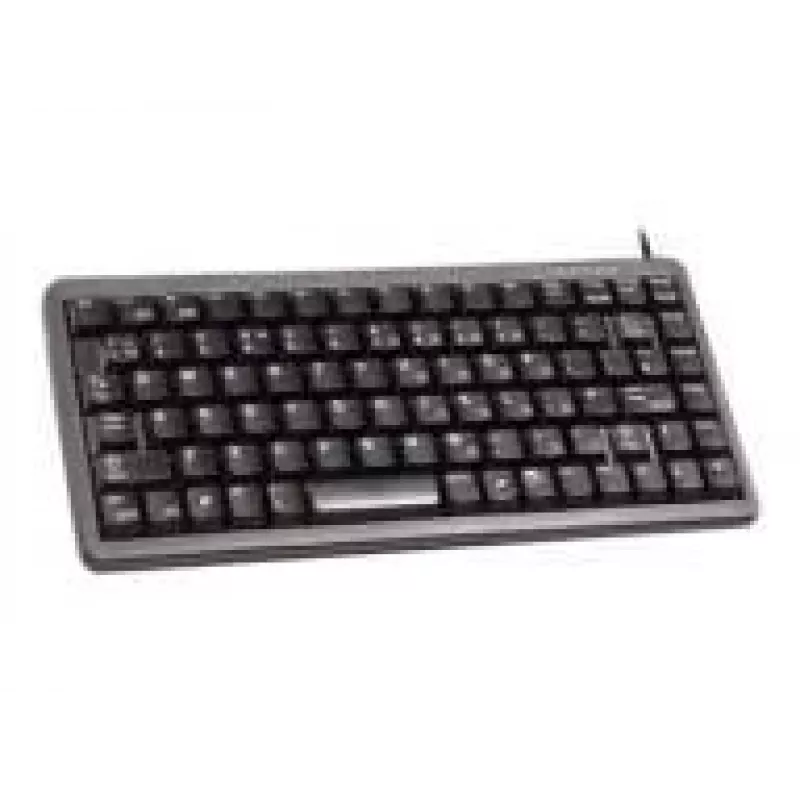 CHERRY Compact G84-4100LCADE-2 kompaktiška klaviatūra (USB + PS/2, QWERTY, juoda)