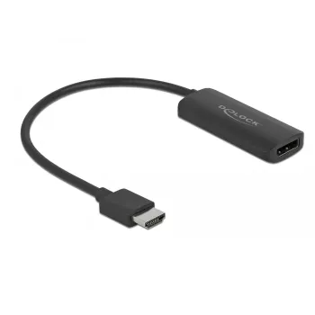 Adapteris HDMI-A (vyriškas) į DisplayPort (moteriškas) 4K 60 Hz DeLOCK 63206