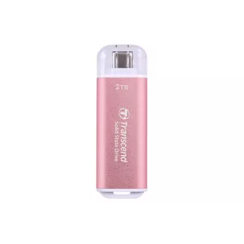Išorinis SSD diskas TRANSCEND TS2TESD300P 2TB USB Type-C, iki 1050/950 MB/s, mėlynas aliuminis