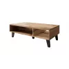 Cama Kavos staliukas NORD 110cm votano ąžuolas/antracitas