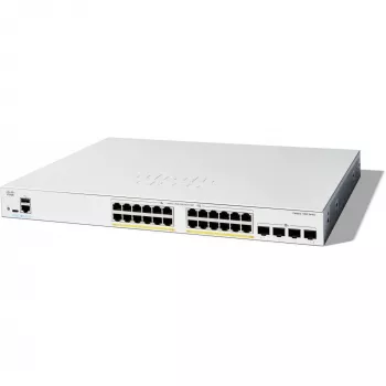 Valdomas tinklo jungiklis Cisco Catalyst 1300-24FP-4X 24 prievadai GE Full PoE 4x10GE SFP+