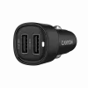 CANYON automobilinis įkroviklis OnDrive 24 24W 2xUSB-A juodas