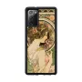 Apsauginis dėklas Samsung Galaxy Note20 medinis ir polikarbonatinis primrose juodas