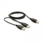 DELOCK Laidas USB 2.0 B - > USB-A Maitinimas + Maitinimas / Duomenys