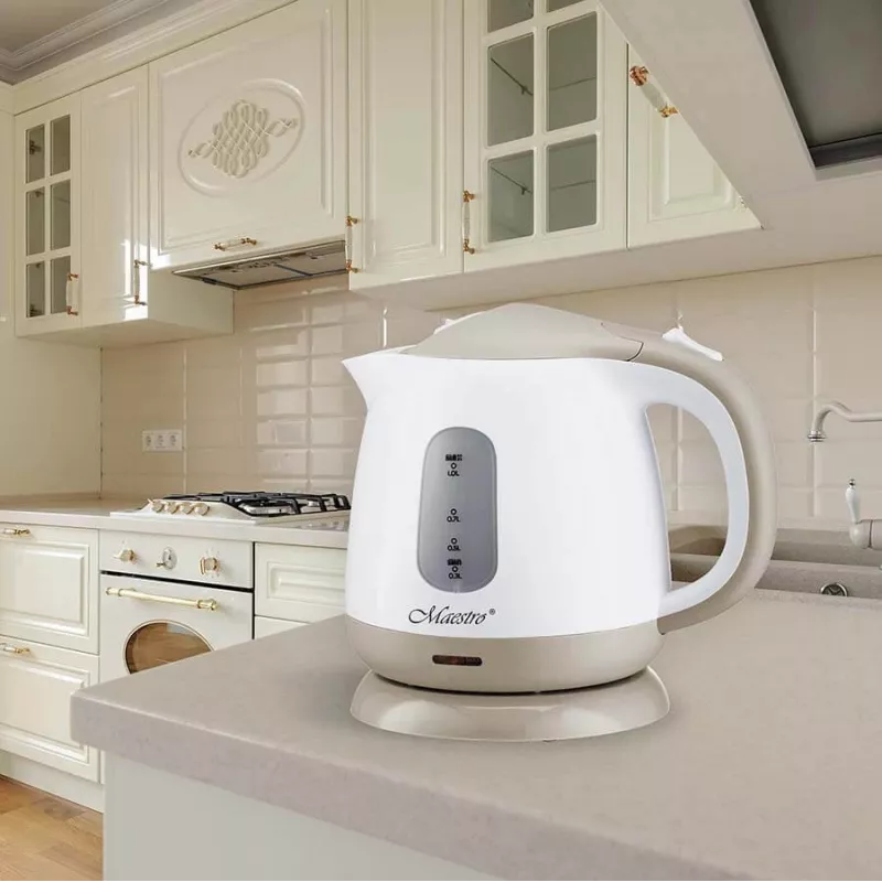 Elektrinis virdulys Maestro 1L 1100W Smėlio spalvos