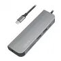 LogiLink UA0343 USB-C kelių prievadų jungtis aliuminis USB 3.2 2nd Gen