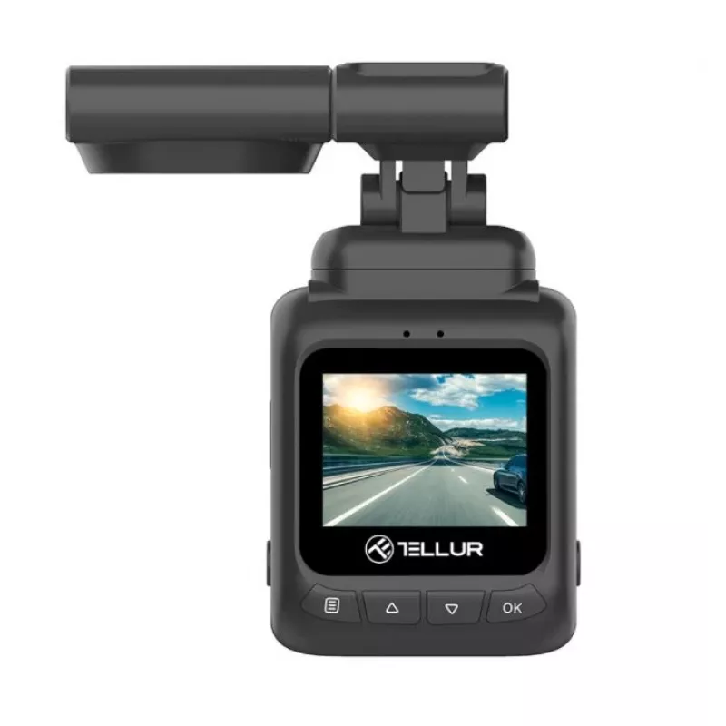 Automobilinis vaizdo registratorius Tellur Dash Patrol DC2 FullHD 1080P GPS juodas