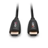Lindy 10 m Fibro-optinis hibridinis HDMI 8K60 laidas, 10 m, HDMI A tipo (standartinis), HDMI A tipo (standartinis), 48 Gbit/s, juodas