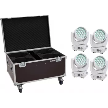 Judantis prožektorius EUROLITE TMH-X4 4× LED su ratuku dėklu