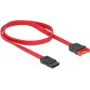 SATA kabelis DeLOCK 83954 0,6 m SATA 7 kontaktų juodas raudonas
