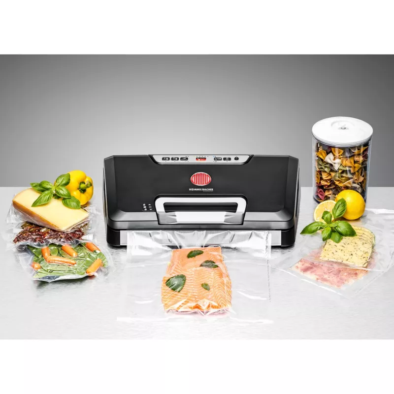 Rommelsbacher VAC 485 vakuuminis maisto sandariklis juodas, sidabrinis