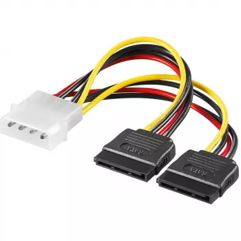 Goobay SATA maitinimo adapteris 4Pin - 2x15Pin Molex