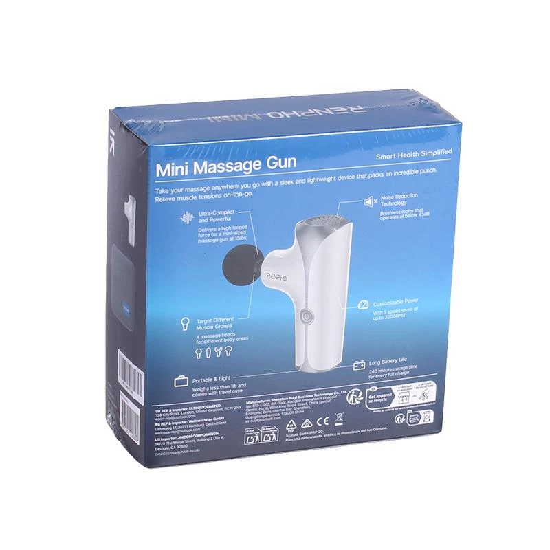 Renpho Massage Gun Mini balta PEU-RP-GM173-WH PEURPGM173WH (PEU-RP-GM173-WH)