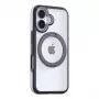 Apsauginis dėklas Torras Ostand R Fusion, skirtas iPhone 16 Plus – juodas, plonas kietas korpusas