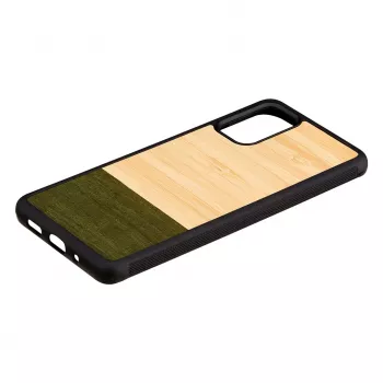 Dėklas Man and Wood Samsung Galaxy S20+ — bambukas, miško juoda