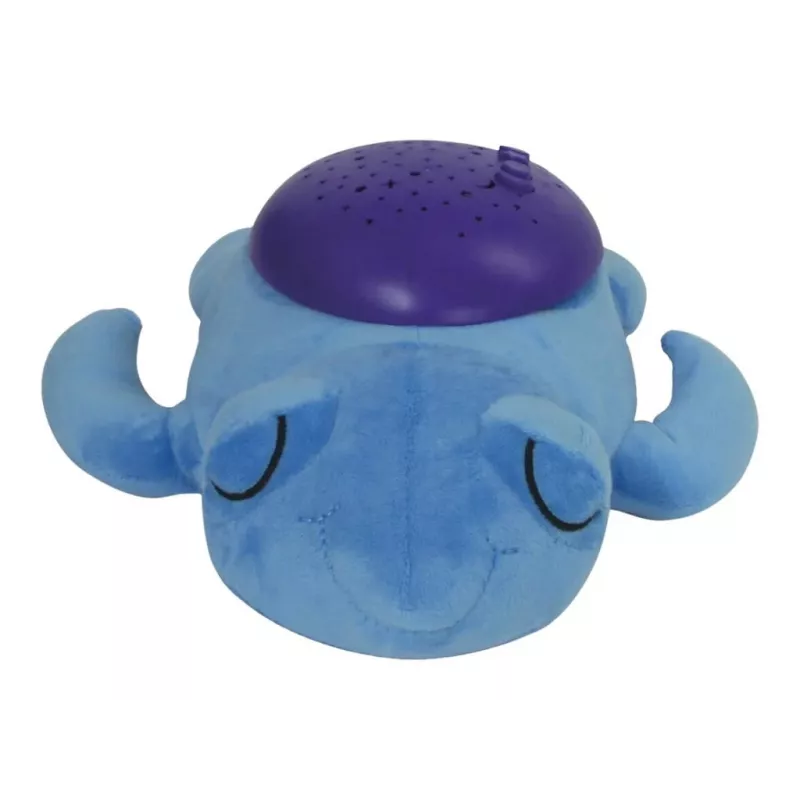 Naktinė lemputė Jamara Dreamy Turtle stacionari mėlyna violetinė