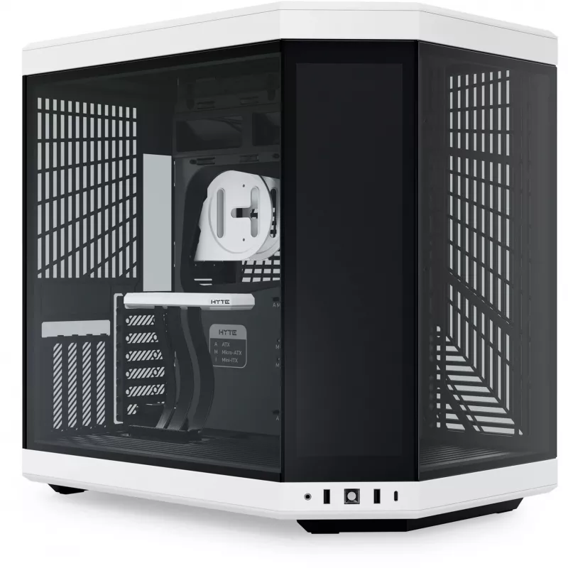 HYTE Y70 Touch Infinite Midi Tower Juoda, Balta