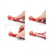 DeLOCK 20929 RJ45 prievadų blokatorius 10 vnt. raudoni