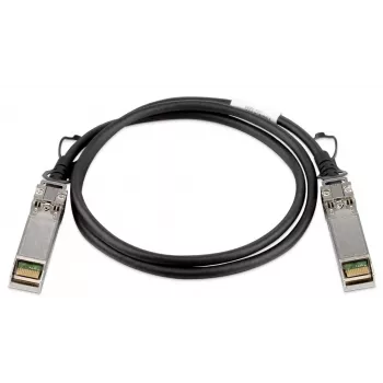 D-Link 3M SFP+ tiesioginio prijungimo rietuvės kabelis, 3 m, SFP+, SFP+, Vyriškas/Vyriškas