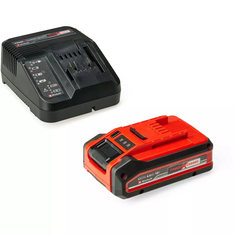 Belaidis sūkio plaktukas EINHELL Power X-Change TE‑HD 18 Li, 18V, Li‑Ion 4.0 Ah Plus, su grąžtų ir kaltų rinkiniu
