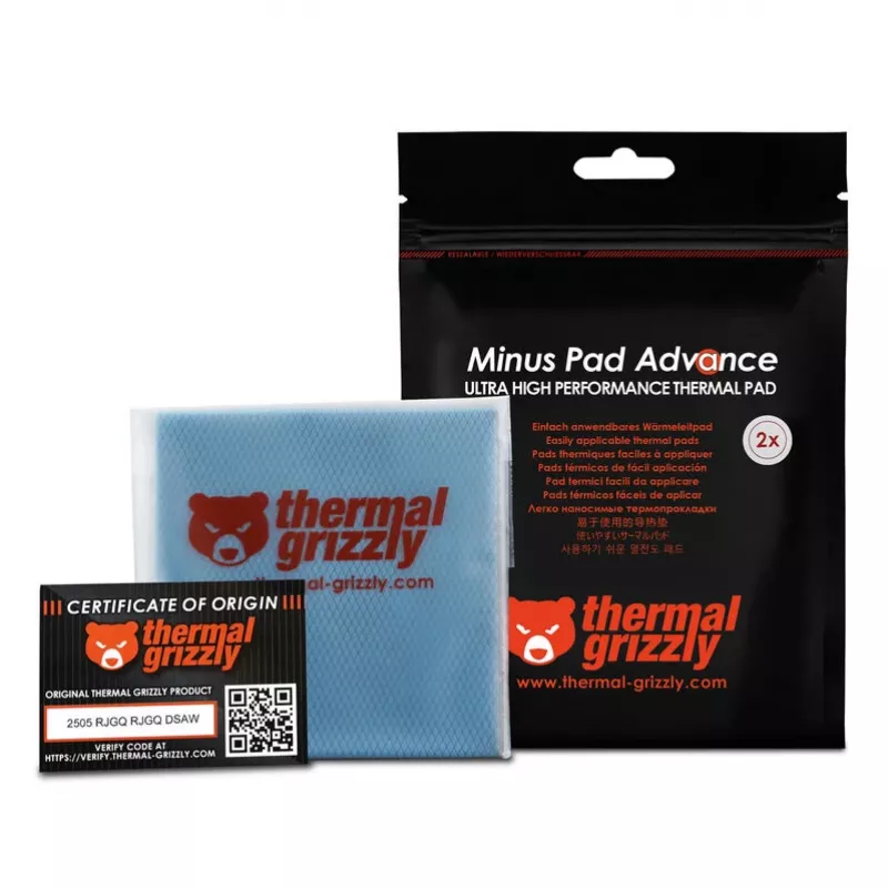 Thermal Grizzly Minus Pad Advance - 100 x 100 x 2,0 mm, 2 vnt.