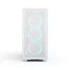 Fractal Design Epoch White TG RGB Clear Tint – baltas kompiuterio korpusas