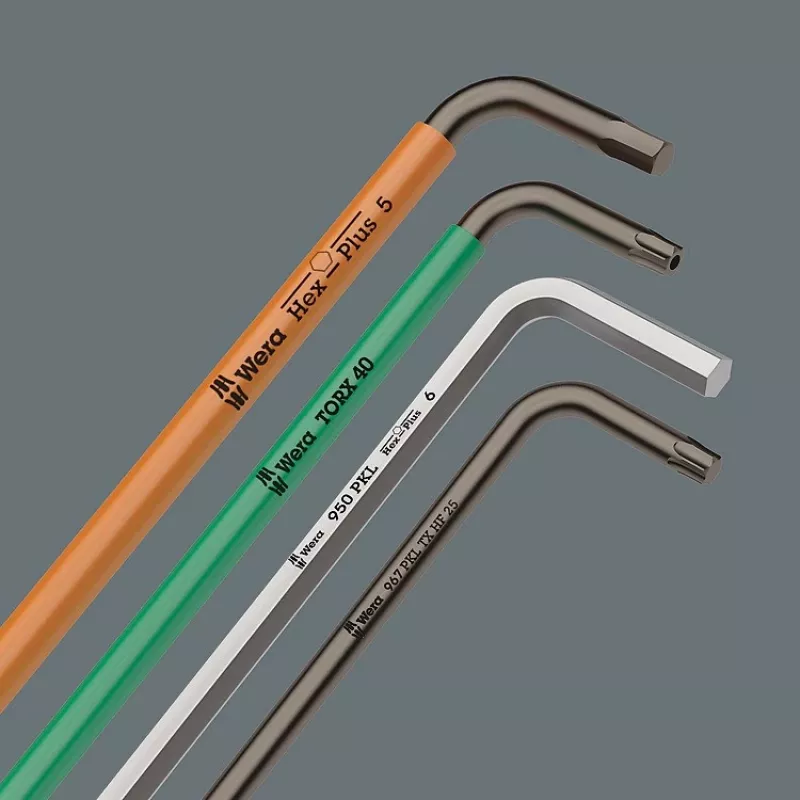 Wera 950/9 Hex-Plus 6 L formos šešiabriaunis raktas Metrinis 9 vnt