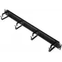 ROLINE 19 colių pataisų skydelis 1U su šepetėlių juosta 44x60mm juodas