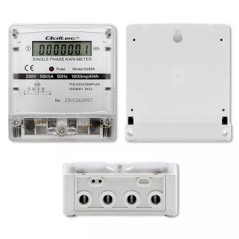 Vienfazis elektroninis elektros energijos skaitiklis 230V LDC