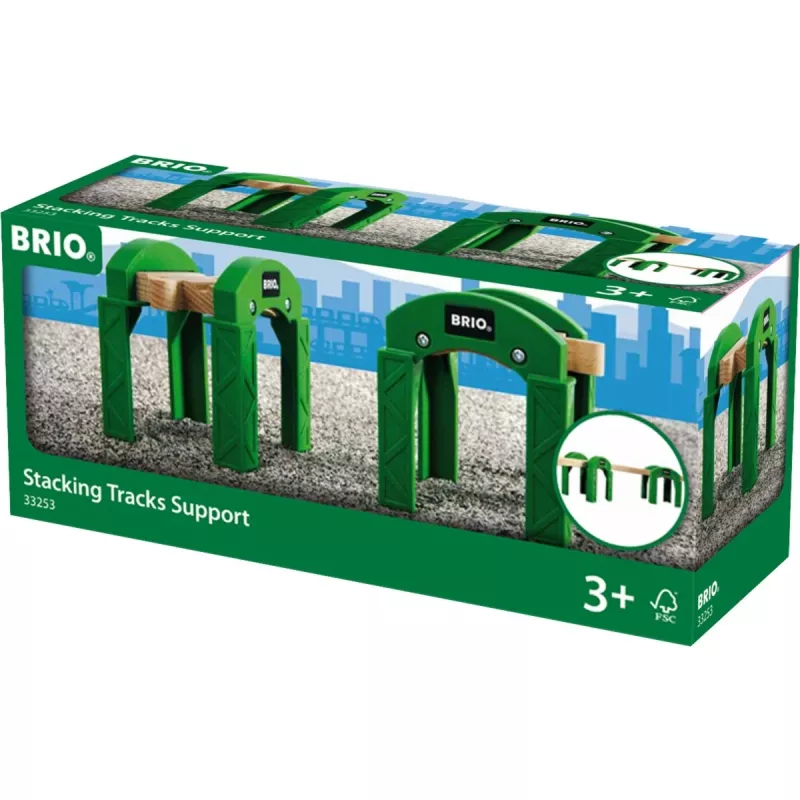 BRIO 33253 atraminiai stovai žali, 2 vnt.