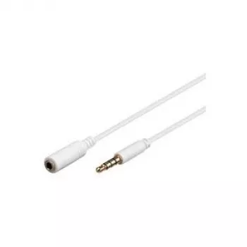 AUX ilginimo laidas Goobay 4 kontaktų 3,5 mm plonas CU