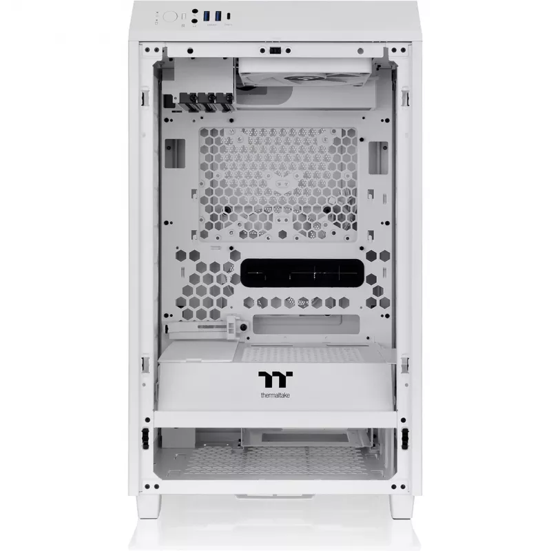 Thermaltake The Tower 200 Micro-Tower Mini-ITX korpusas su vitrina balta