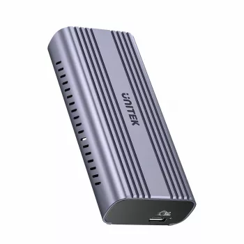 Išorinis SSD korpusas UNITEK S1226A juodai pilkas M.2 PCI Express 40 Gbit/s