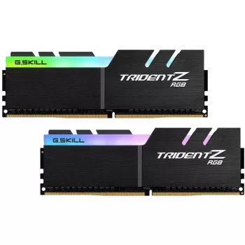 DIMM 32 GB DDR4-3600 (2x 16 GB) Dual-Kit, Arbeitsspeicher schwarz, F4-3600C16D-32GTZRC, Trident Z RGB, INTEL XMP